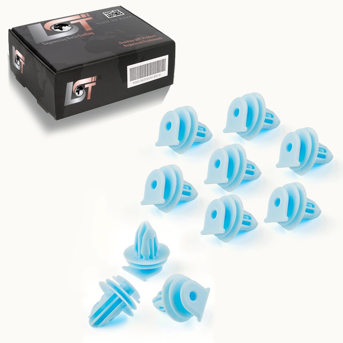 10x Wind Deflector Mounting Clips for HONDA *NEW*