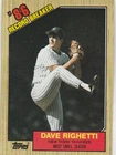 1987 Topps Baseball Record Breaker Dave Righetti #5