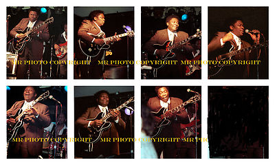 4x6 inch original photos Set of 7     B B KING           BB KING