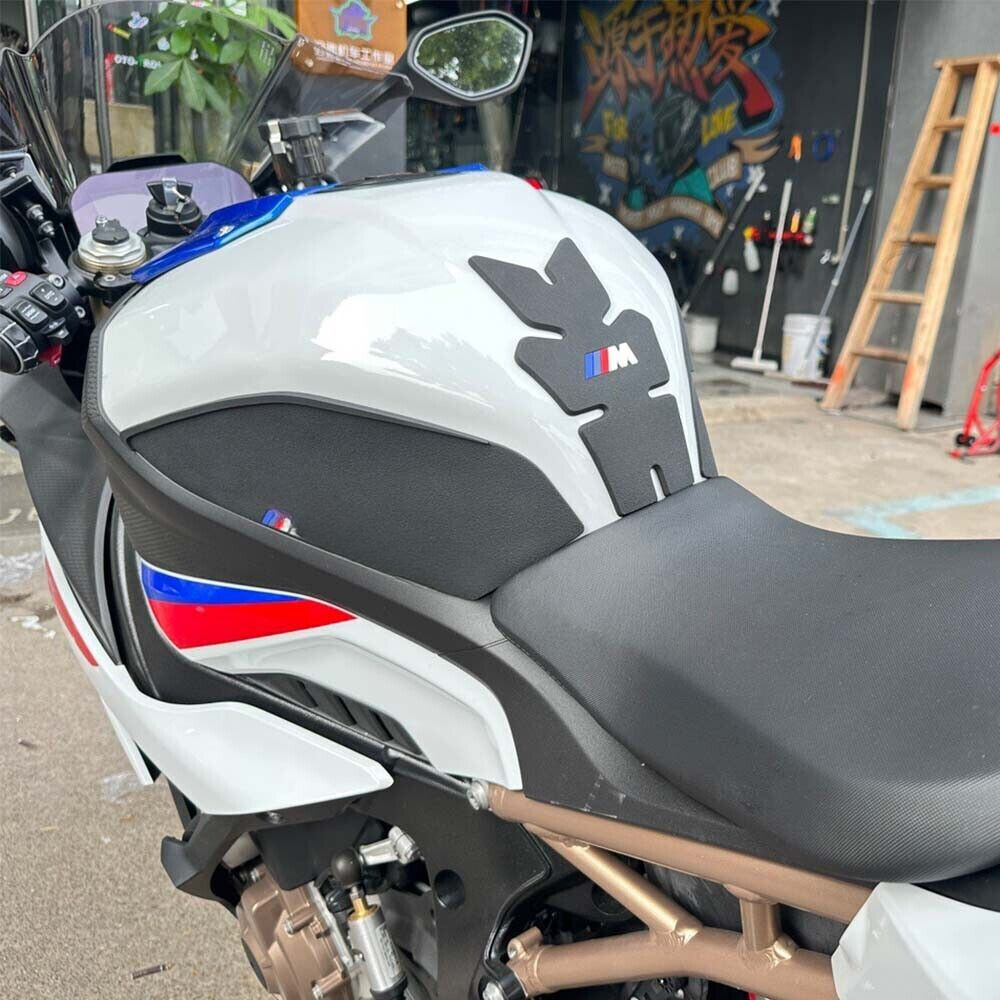 Tank Gasoline Tank Pad Trazione Laterale Gas Fuel Knee Grip Adesivo Antiscivolo Compatibile Con BMW S1000 RR 2010-2018