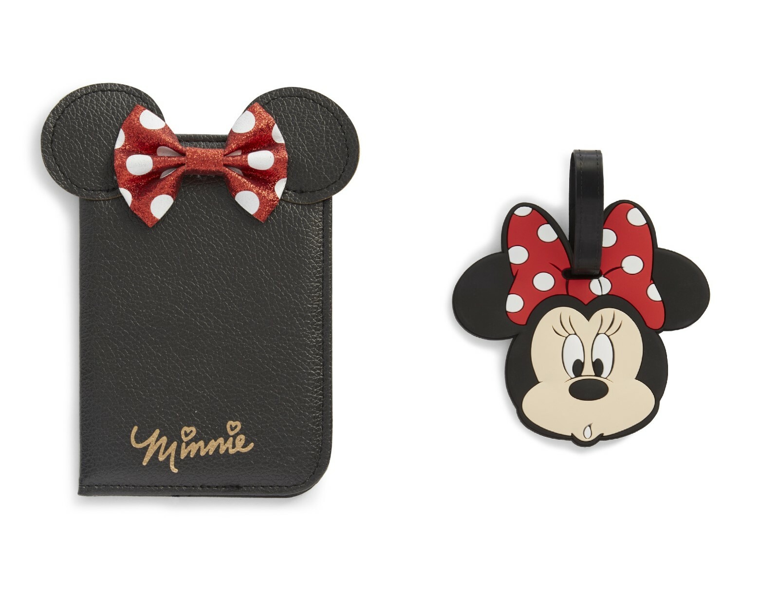 Primark Disney Minnie Mouse Passport Holder Cover Luggage Tag Travel Phone Case eBay