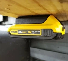 **2 Pack** Dewalt/Mac Tools 20V Wall/Under Shelf Locking Battery Holder Mount  