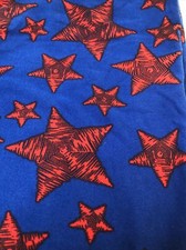 New Lularoe OS one Size Leggings Red Stars On Blue