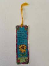 Bob Siemon Designs Bookmark Psalm 118:24 With Gold Tassel