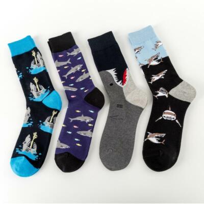 Shark Print Scuba Diving Clothing Socks 