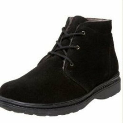 NIB Pajar Max Black Suede Sheepskin Lined Ankle Boots Men\'s 7 EE Extra Wide NIB Pajar Max Medium Brown Suede Sheepskin Lined Ankle Boots  main image 4
