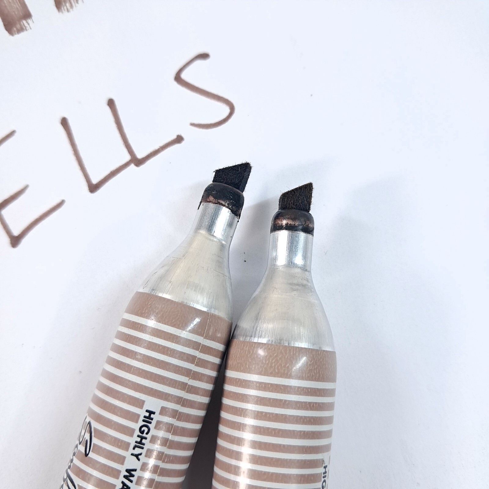 Vintage Sanford's King Size Markers x2 set Black stinky Smelly ink metal WORKS!