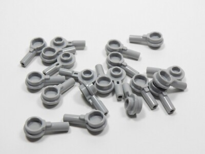 LEGO Lot of 20 Light Bluish Gray 1L Bar w/ 1x1 Plate and Stud P12