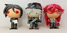 Funko Pop! Black Butler Lot Of 3 - Grell Undertaker Sebastian OOB Loose Figures