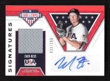 2019 Panini USA Stars & Stripes Zack Hess Jersey Auto #'d /299