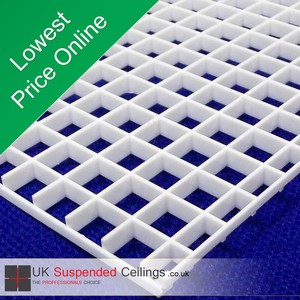 5 Air Vent Eggcrate Light Louver Plastic For Suspended Ceilings