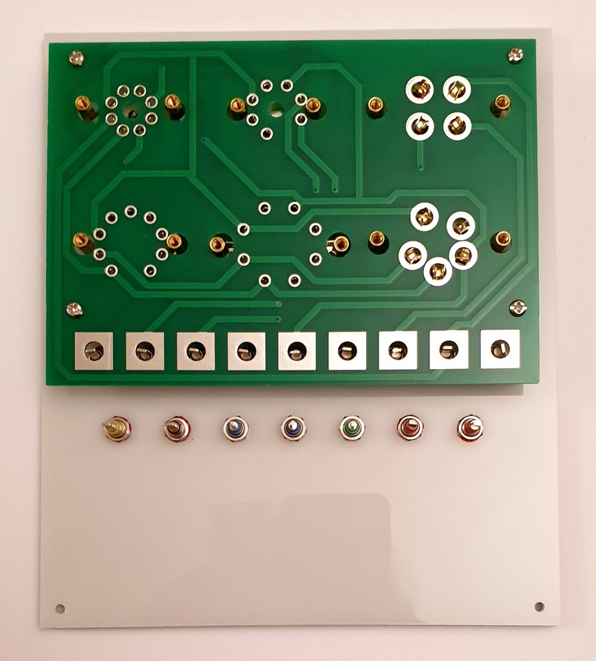 Tube tester 6 tube sockets + connection matrix & accessories. eBay
