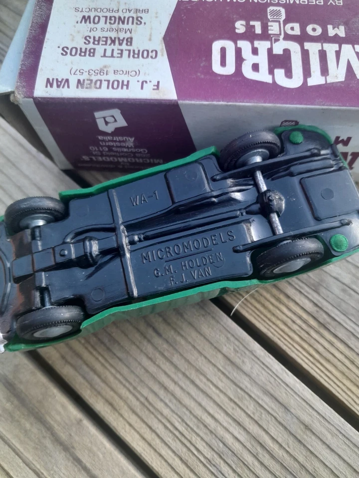 VINTAGE MICRO MODELS F.J HOLDEN VAN CORLETT BROS BAKERS - Image 2 of 4