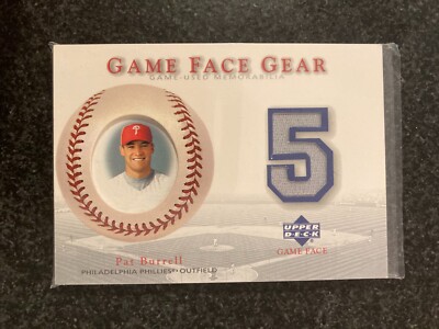 2003 Upper Deck Game Face Gear Pat Burrell #GG-PB B2
