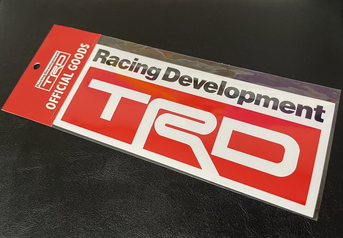 Official Toyota: Racing Development TRD Sticker [Large] **Imported