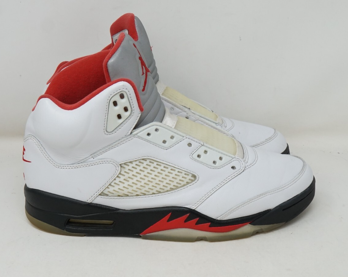 Size 10.5 - Jordan 5 Retro Mid Fire Red 194495553407| eBay
