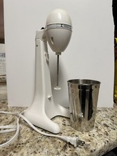 Hamilton Beach Milkshake Mixer USA Model 727 White Used 
