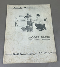 Bogen DB130 Mono integrated amplifier manual D-57