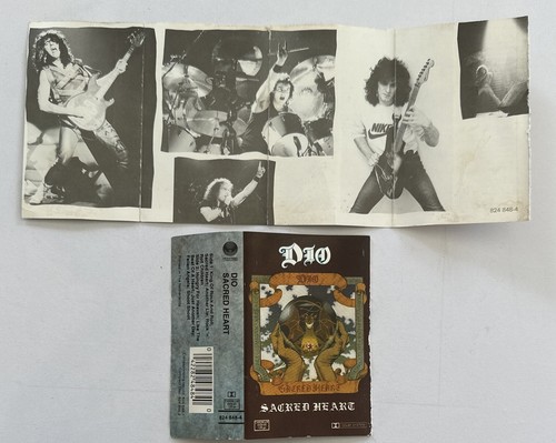 DIO - Sacred Heart - Cassette Tape Album Paper Labels Heavy Metal Ex /mint - Picture 5 of 8