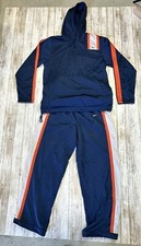 Vintage 90s Nike Track Suit Navy Blue White Size Medium