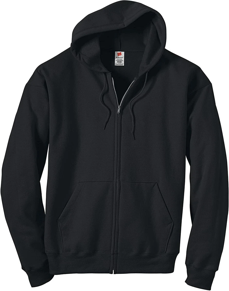 Hanes Menu0026#039;s Full-Zip Eco-Smart Hoodie | eBay
