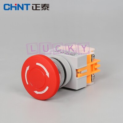 1PC CHINT NP4-11ZS/1 self-locking Emergency Stop Button Switch