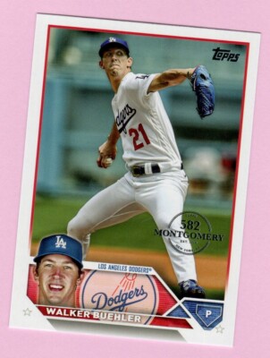 2023 Topps 582 Montgomery Club #391 Walker Buehler Los Angeles Dodgers