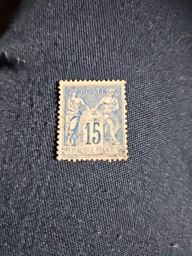 France Postage Stamp Scott 92 Peace & Commerce 1877-1880 Used - Picture 1 of 3