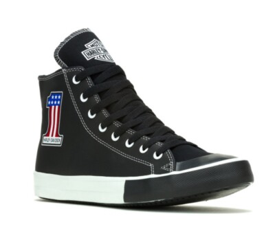 Harley Davidson Men's Baxter High Top #1 Leather Sneakers D93904