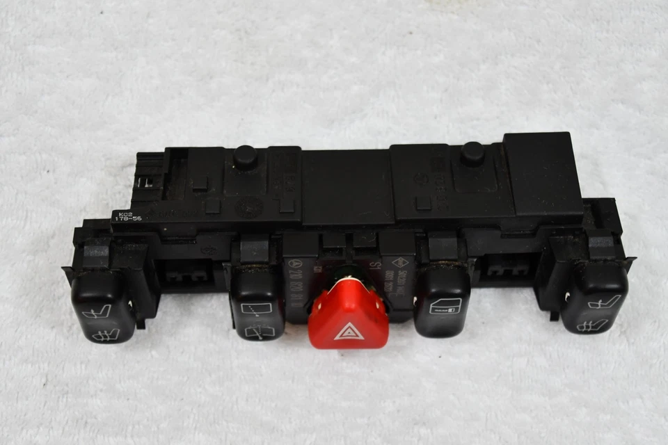 ✅1996-1999 MERCEDES BENZ E300 E320 E430 INTERRUPTOR LIMPIAPARABRISAS PELIGRO ASIENTO TÉRMICO OEM Foto 2 de 4