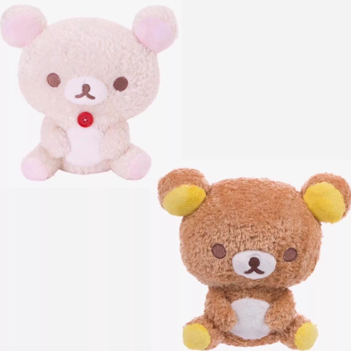 Pack of two Rilakkuma And Korilakkuma 10 Matching Plush Brand New
