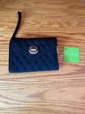 Vera Bradley Your Turn Smartphone Wristlet Wallet Classic Black New With Tag MWT