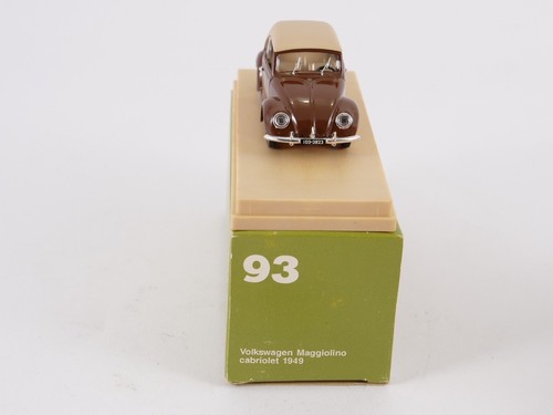Rio 93 Volkswagen Beetle Cabriolet 1949 1/43 Bordeaux - Picture 12 of 13