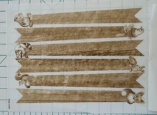 Tri Chem Ready To Paint Craft Liquid Embroidery 7031 Animal Bookmarks Bird Fox