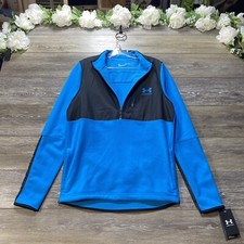 UNDER ARMOUR Jacket Size Small NEW WITH TAGS Blue ColdGear Pullover NEW