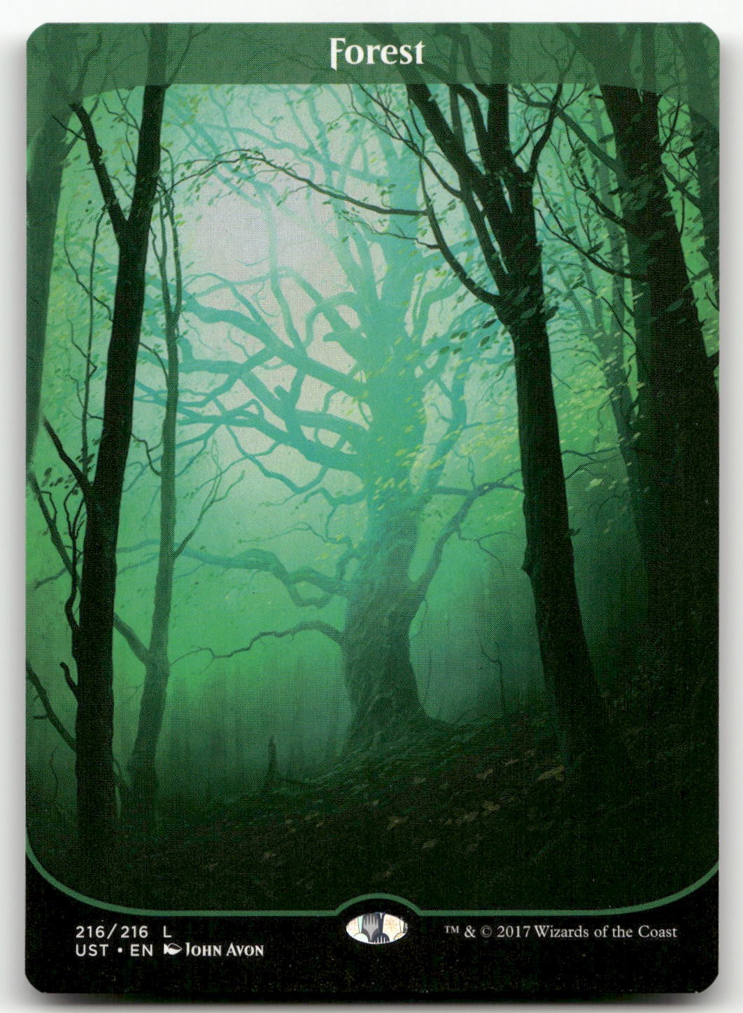 Forest #216 (NM) Unstable UST Magic MTG