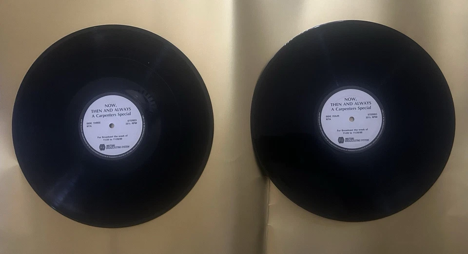 Carpenters, Now Then And Always, A RARE Special. Mutual Broadcasting System *NM* - Image 2 of 4