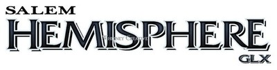 ''Salem HEMISPHERE GLX'' RV LOGO Graphic decal lettering  43.5''X9.5''