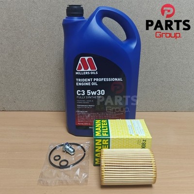 FOR SKODA FABIA PRAKTIK 1.6 TDI MK2 MANN SERVICE KIT 5L MILLERS 5W30 OIL FILTER