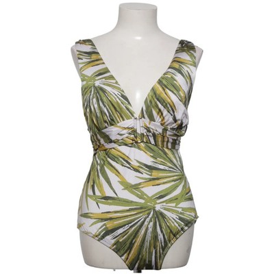 Jasper Conran, Badeanzug, Größe: 46, Grün/Weiß, Elasthan/Polyamid/Polyester #yxJ