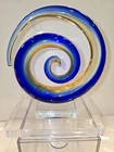 Murano Glassware Spiral Art Multi-color Hand Blown