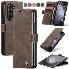 Luxury Magnetic Men's Leather Wallet Card Stand Pocket Phone Case For Phones