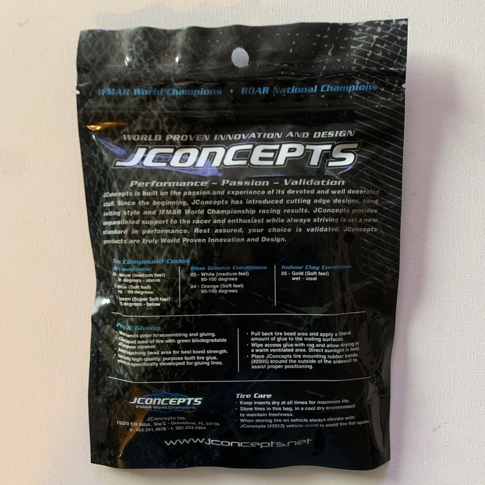 JConcepts Mono 2.2” B6 RB6 Slim Front Wheel 3376Y NEW - Image 3 of 3