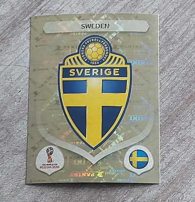 Panini WM 2018 Sticker Nr. 472 Wappen Schweden 