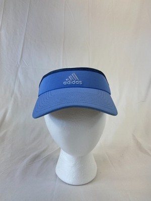 Youth Adidas Blue Visor Cap Sun Hat Comfort Band Soft Outdoor Sports Wear OSFM