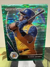 Ruben Ibarra #PDP119 Prizm Draft Picks Green Pulsar Baseball 2021 San Jose State
