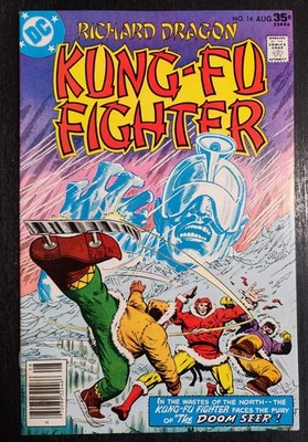 RICHARD DRAGON, KUNG-FU FIGHTER #16 DC COMICS BRONZE AGE 1977 DOOM-SEER VF-
