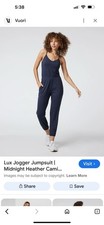 Vuori Lux Jogger Jumpsuit midnight heather size M Sample Read I