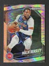 Malik Beasley 2024-25 Panini Prizm Black Base Legends Pulsar #36