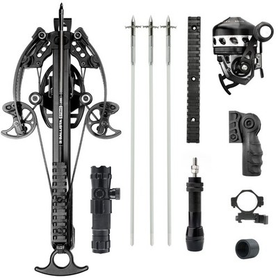 bow fishing reel for crossbow SPG Bowfishing Reel, Archery Bottle Reels Kits with 40M Fishing Rope, Smooth Bowfishing Kit Right Hand Compound and Recurve Bows Tool Accessories : Sports & Outdoors Zero drag design allows arrows to fly faster and deeper BAT Crossbow Bowfishing Bundle